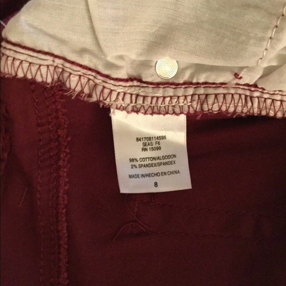 NEW Burgundy straight leg pants - Picture 5 of 5
